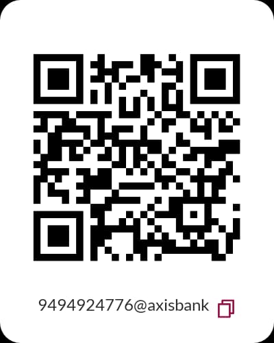 UPI payment QR code for 9494924776@axisbank